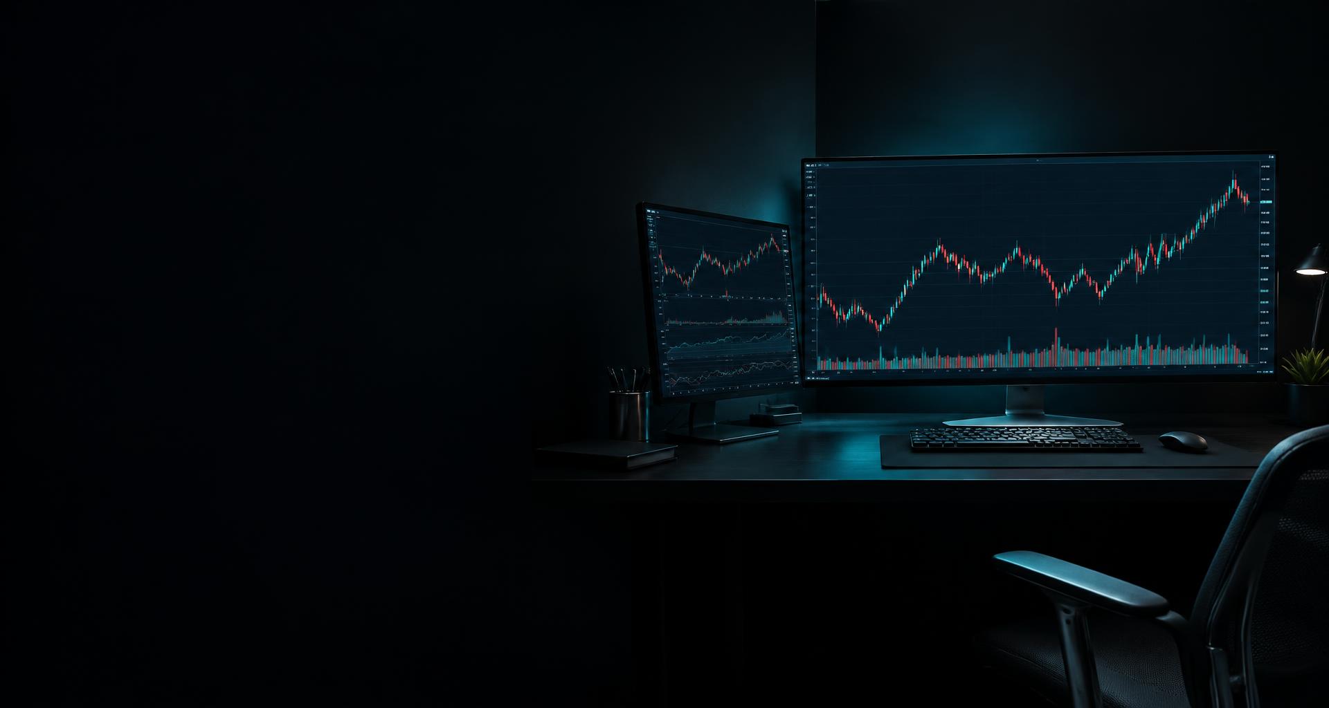 Trading workstation with multi-timeframe candlestick charts